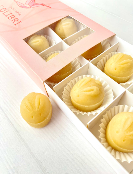 Caja conejitos de mazapán 8u