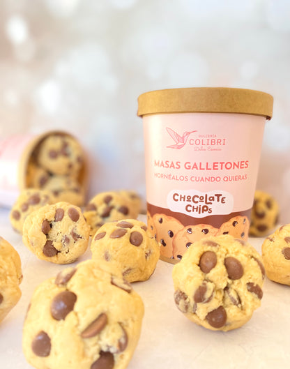 Galletón Chips Chocolate belga congelados listos para hornear (15% dcto x 2 unidades)