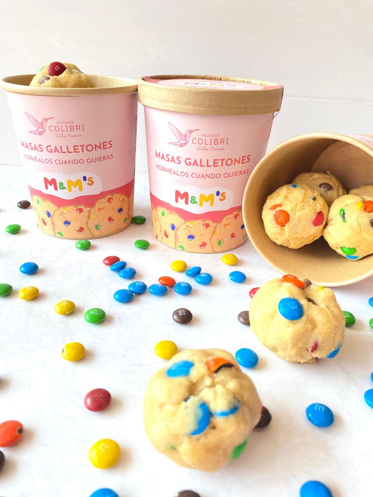 Masa galletón M&M 6u listos para hornear (15% dcto x 2 unidades)